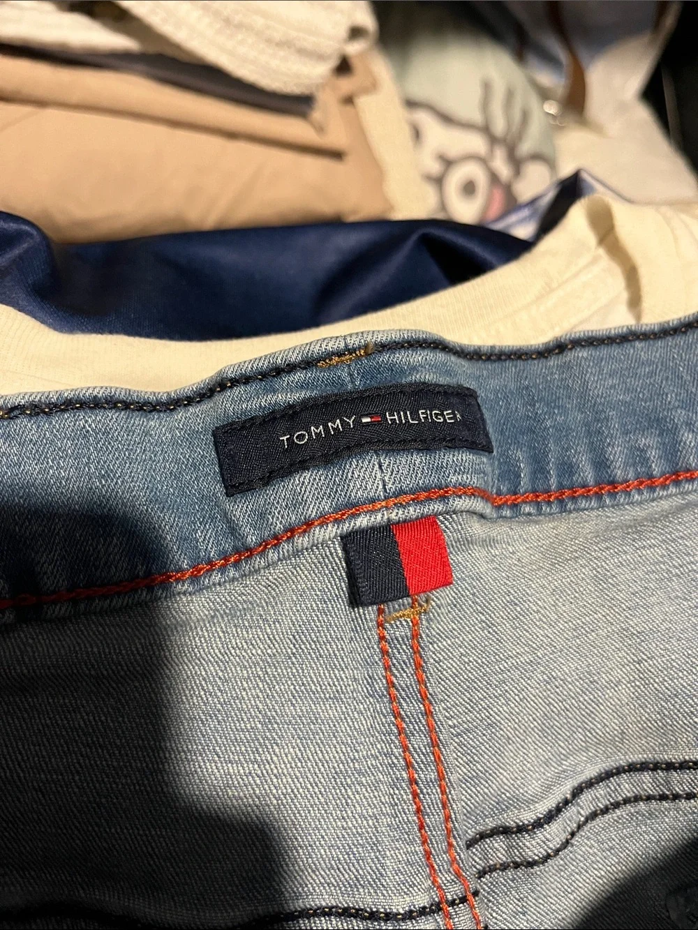 Light Blue Men's Straight-Leg Jeans